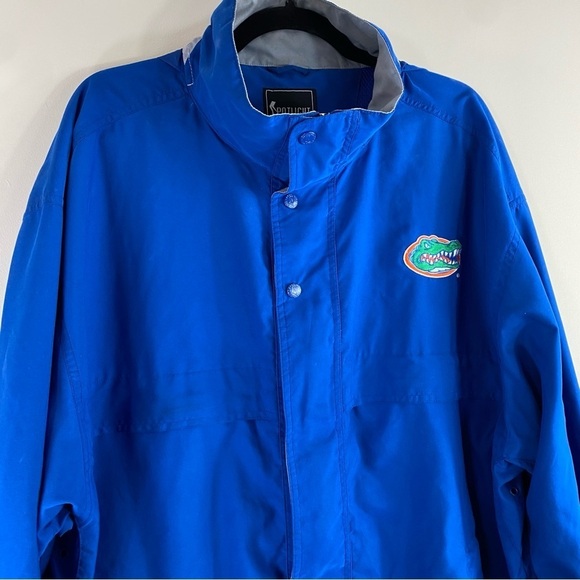 Vintage Men’s University of Florida Gators Blue Hooded Windbreaker Jacket Sz XL - Picture 2 of 9
